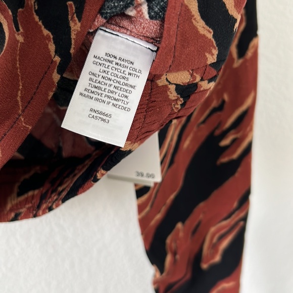 BP. Burnout Tiger Stripe Top - Picture 3 of 7